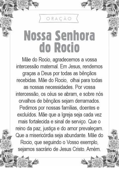 Santinho Nossa Senhora do Rocio. Pcte c/ 250 Unids