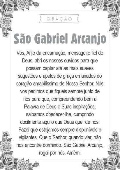 Santinho São Gabriel Arcanjo. Pcte c/ 250 Unids