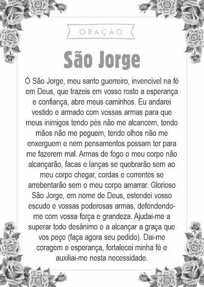 Santinho São Jorge. Pcte c/ 250 Unids