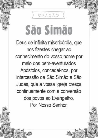 Santinho São Simão. Pcte c/ 250 Unids