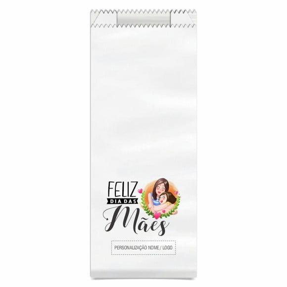 Saquinho de Papel Dia das Mães, Personalizado. Mod.03.