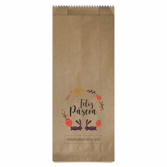 Saquinho de Papel Páscoa, Personalizado. Mod.03.