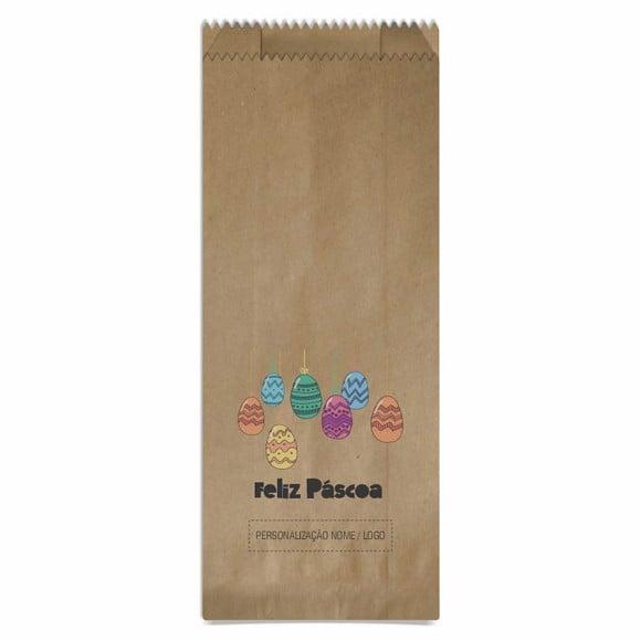 Saquinho de Papel Páscoa, Personalizado. Mod.01.