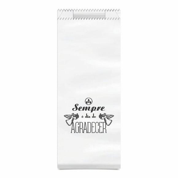 Saquinho Kraft Simples Personalizado - Dia de Agradecer...
