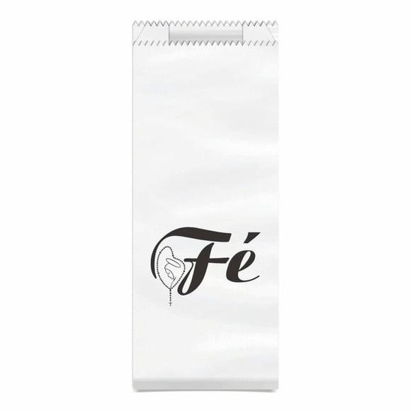Saquinho Kraft Simples Personalizado - Fé
