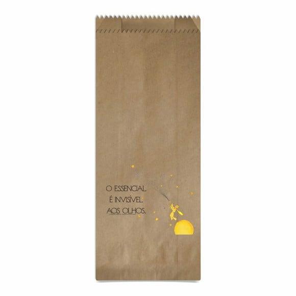 SAQUINHO KRAFT SIMPLES PERSONALIZADO - O ESSENCIAL...