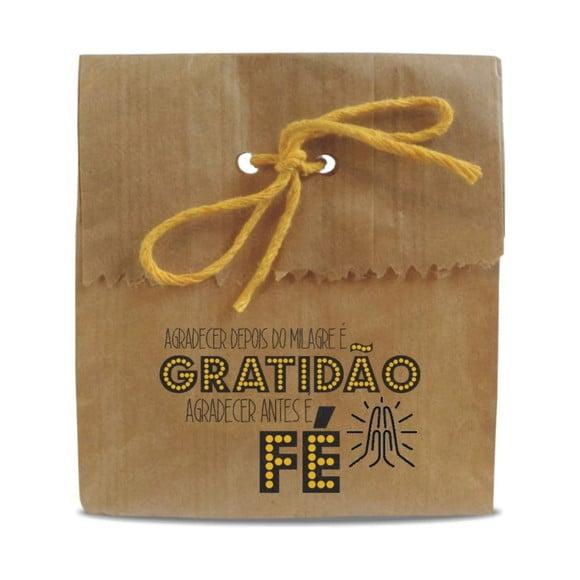 SAQUINHO PAPEL PERSONALIZADO - GRATIDÃO &FÉ