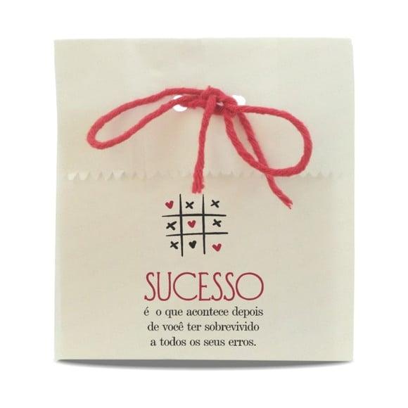 SAQUINHO PAPEL PERSONALIZADO - SUCESSO SOBREVIVE