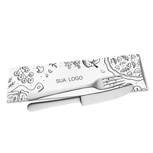 Saquinho porta talher personalizado