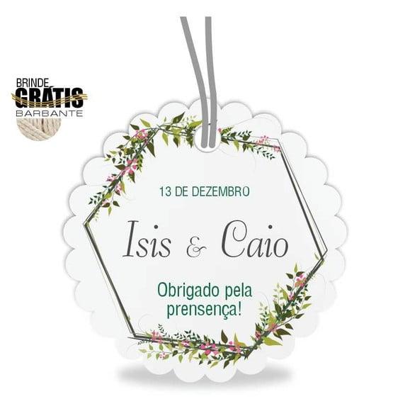 Tag casamento escalope floral