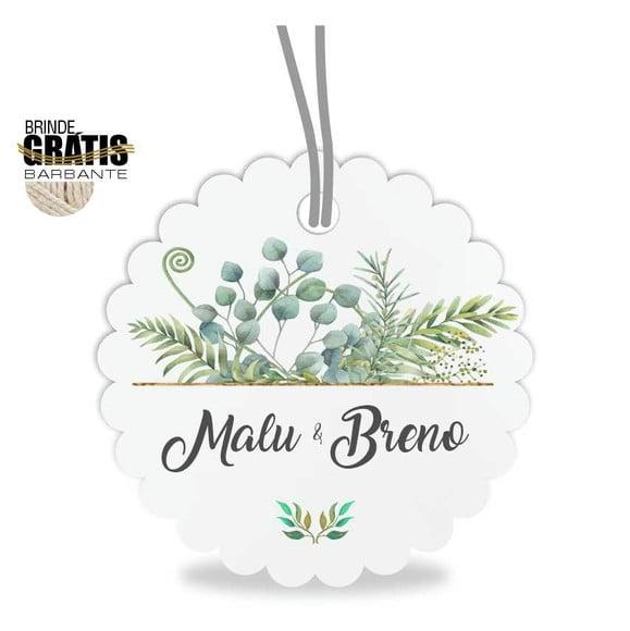 Tag casamento escalope floral