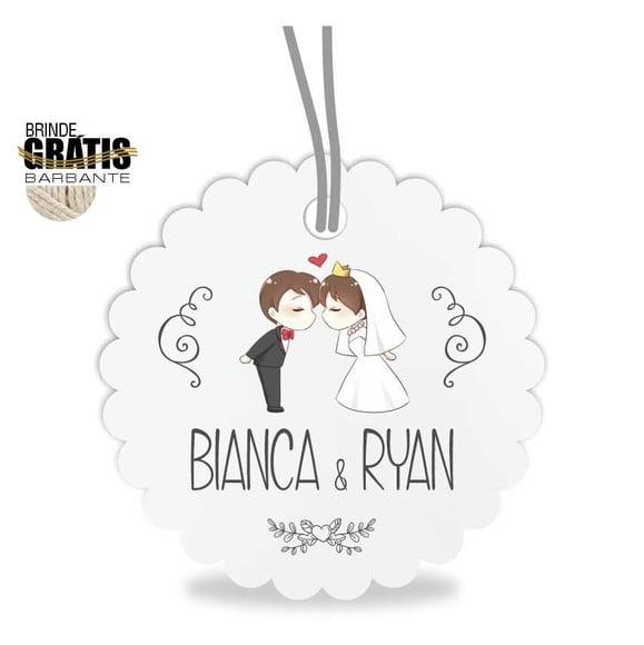 Tag casamento escalope noivinhos