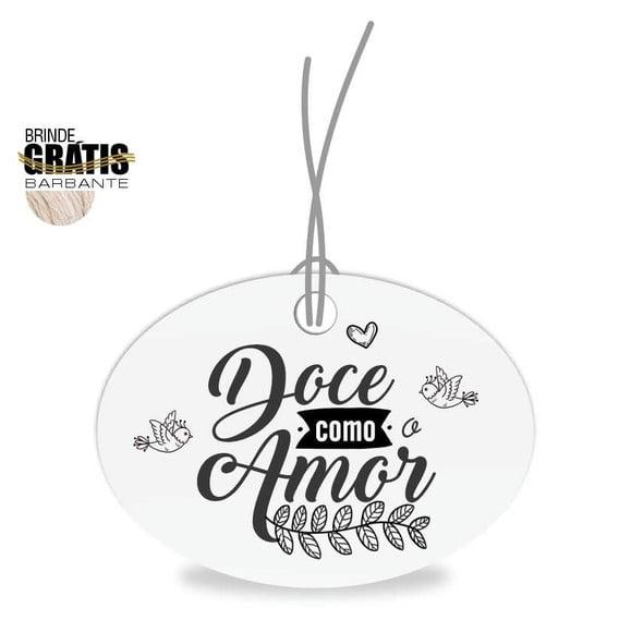Tag casamento oval doce amor
