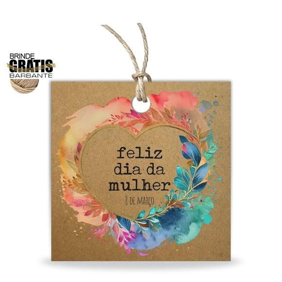 Tag Dia da Mulher Personalizada, Mod.01