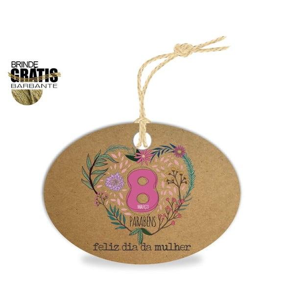 Tag Dia da Mulher Personalizada, Mod.03