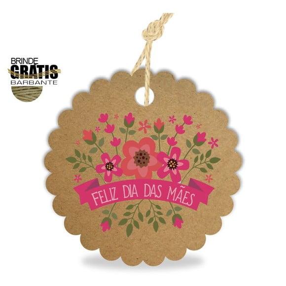 Tag Dia das Mães Personalizada, Mod.08