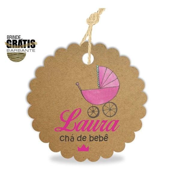 Tag infantil escalope carrinho bebê menina