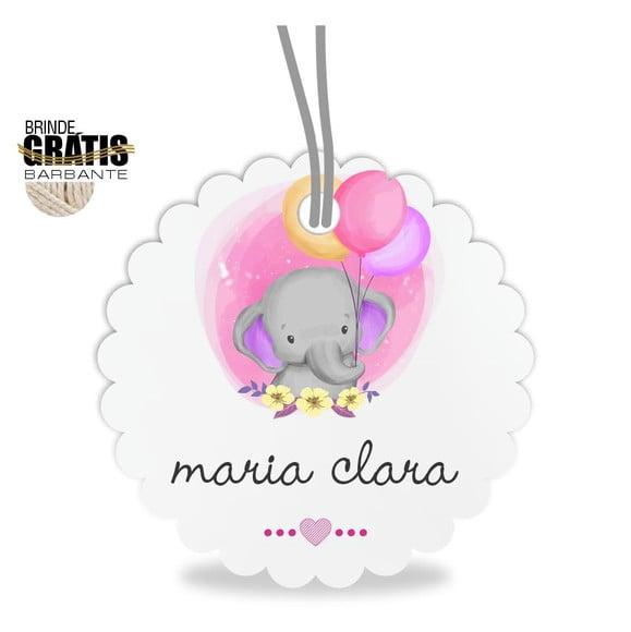 Tag infantil escalope elefantinho