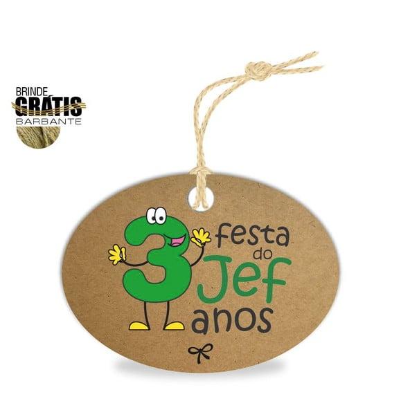 Tag infantil oval niver