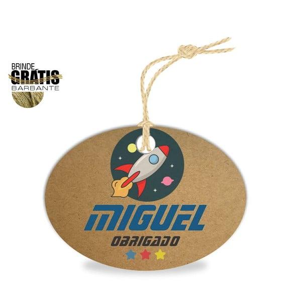 Tag infantil oval foguete astronauta