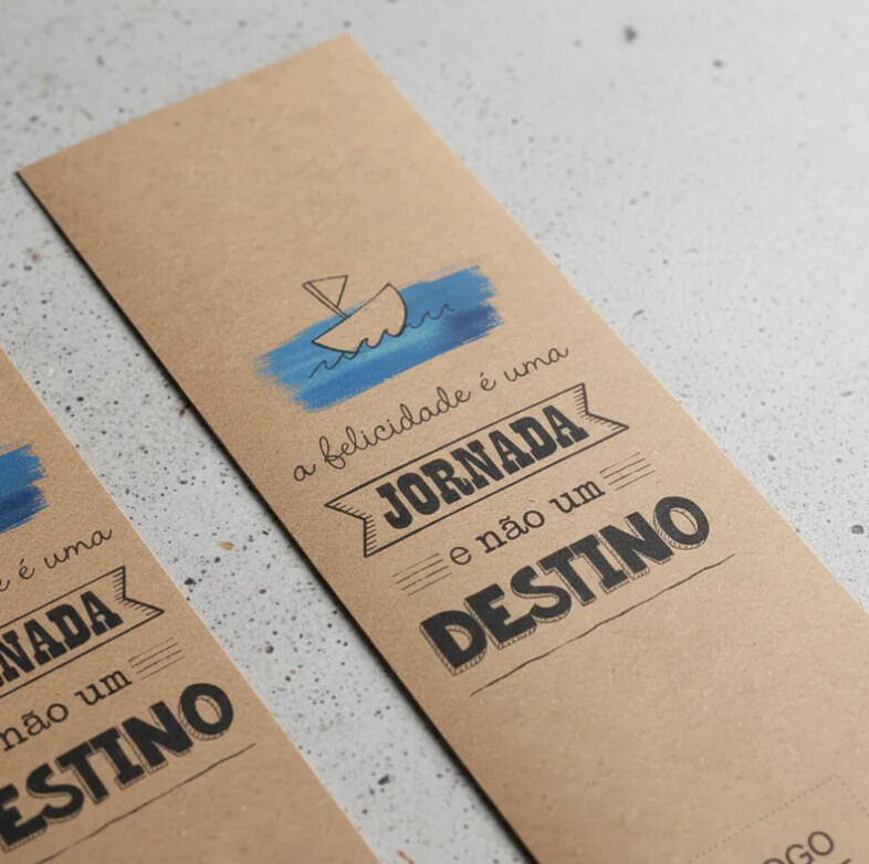 Lembrancinha Kit Incenso Japonês Barquinho Aquarela Azul - 24 un