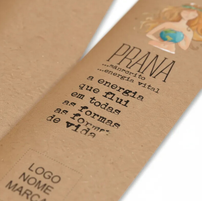 Lembrancinha Kit Incenso Japonês Prana Árvore da Vida Kraft - 2