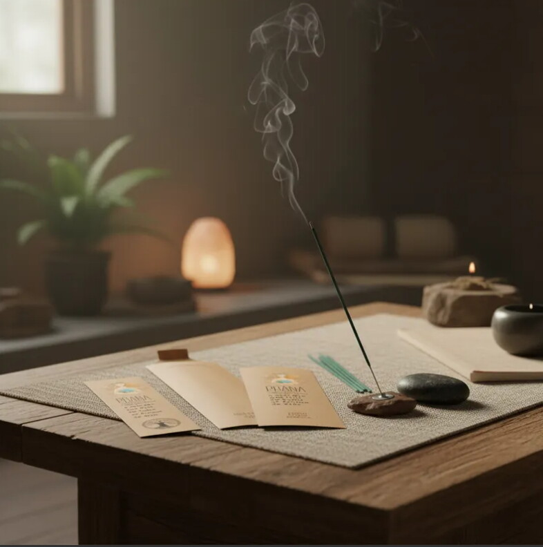 Lembrancinha Kit Incenso Japonês Prana Árvore da Vida Kraft - 2