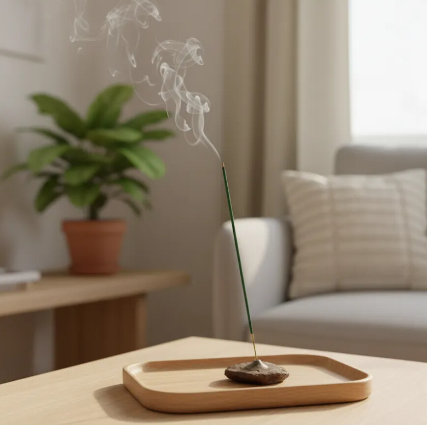 Kit Incenso Personalizado Mandala Dourada Zen Lembrancinha - 24un