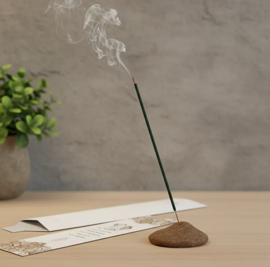 Kit Incenso Personalizado Querubim Renda Camurça Mimo - 24un