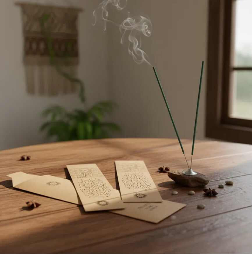 Kit Incenso Personalizado Vincent Van Gogh Noite Estrelada - 24un