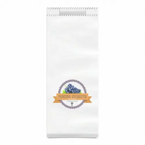 1ª Eucaristia - Saquinho Kraft Simples Personalizado