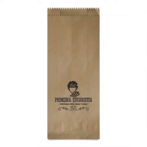 1ª Eucaristia - Saquinho Kraft Simples Personalizado