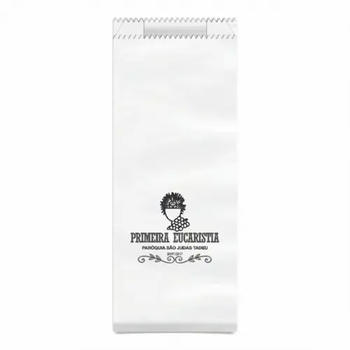 1ª Eucaristia - Saquinho Kraft Simples Personalizado