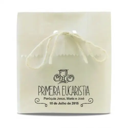 1ª EUCARISTIA - SAQUINHO PAPEL PERSONALIZADO MOD.05