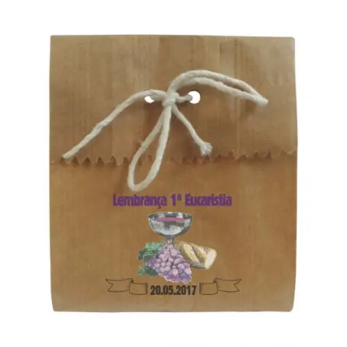 1ª EUCARISTIA - SAQUINHO PAPEL PERSONALIZADO MOD.07