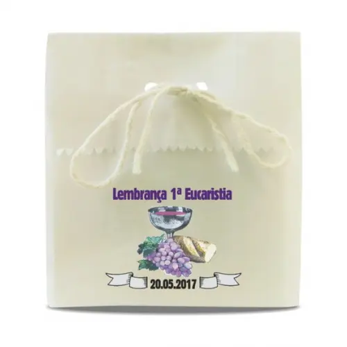 1ª EUCARISTIA - SAQUINHO PAPEL PERSONALIZADO MOD.07