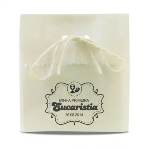1ª EUCARISTIA - SAQUINHO PAPEL PERSONALIZADO MOD.08