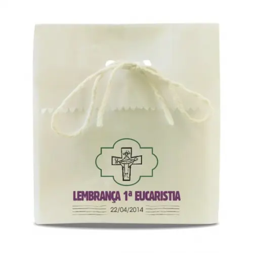 1ª EUCARISTIA - SAQUINHO PAPEL PERSONALIZADO MOD.11