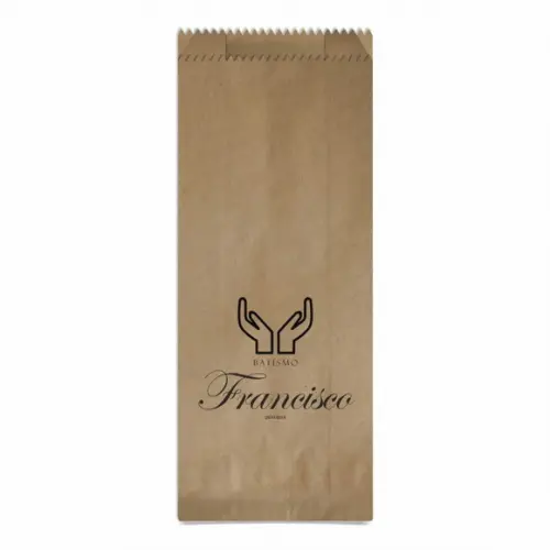 Batismo - Saquinho Kraft Simples Personalizado