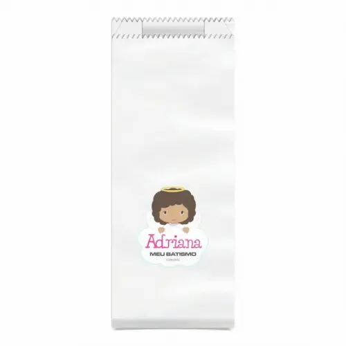 Batismo - Saquinho Kraft Simples Personalizado