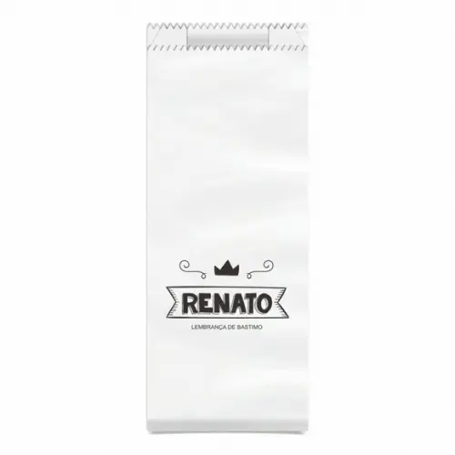 Batismo - Saquinho Kraft Simples Personalizado