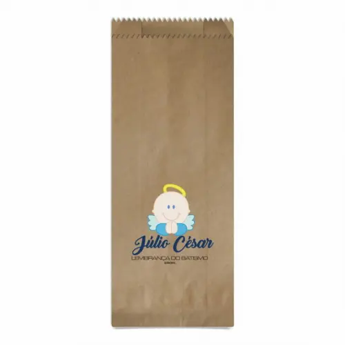 Batismo - Saquinho Kraft Simples Personalizado