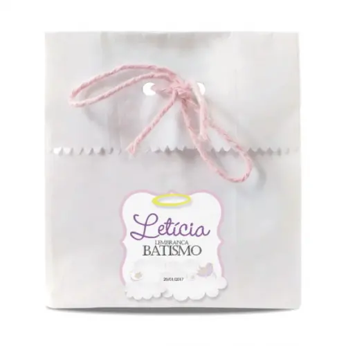 BATISMO - SAQUINHO PAPEL PERSONALIZADO - MOD.14