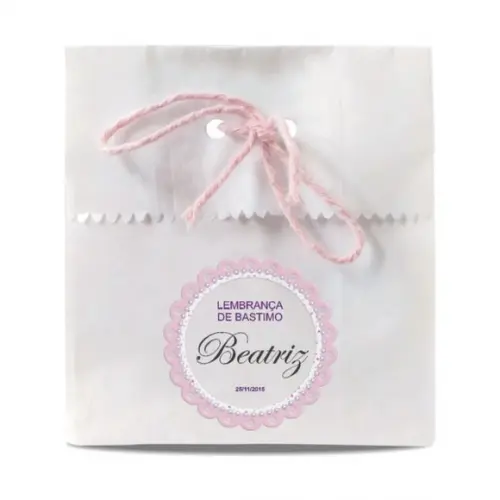 BATISMO - SAQUINHO PAPEL PERSONALIZADO - MOD.17