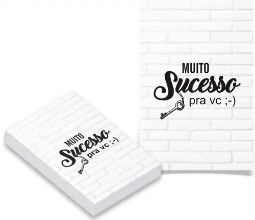 BLOCO DE ANOTAÇÕES COMEMORATIVO