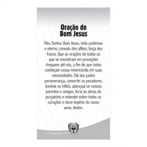BOM JESUS | CARTÃO DE BOLSO + MINI IMAGEM