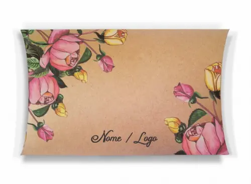 Caixa Travesseiro / Almofada Personalizada. Floral Mod10