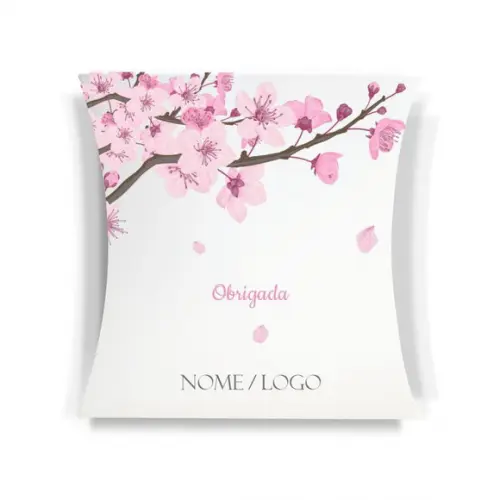 Caixa Travesseiro / Almofada Personalizada. Floral Mod17