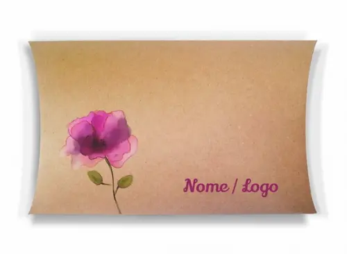 Caixa Travesseiro / Almofada Personalizada. Floral Mod22