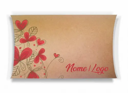Caixa Travesseiro / Almofada Personalizada. Floral Mod50